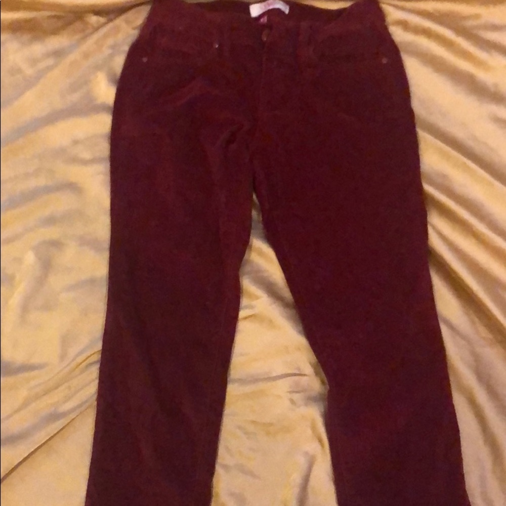 YMI Big Girls Burgundy Cords